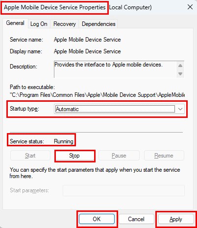 ITunes: corrixir iPhone ou iPad non detectado en Windows 11