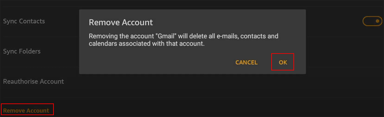 Amazon Fire: como engadir e eliminar contas de correo electrónico