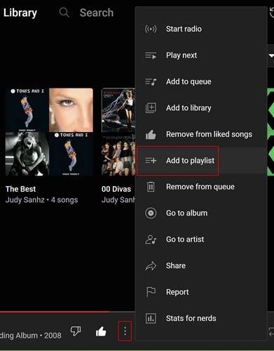 Kako ustvariti in urediti seznam predvajanja v YouTube Music