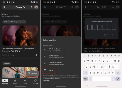 Kako koristiti Android telefon kao daljinski upravljač za Google TV