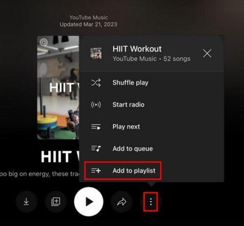 Kako ustvariti in urediti seznam predvajanja v YouTube Music