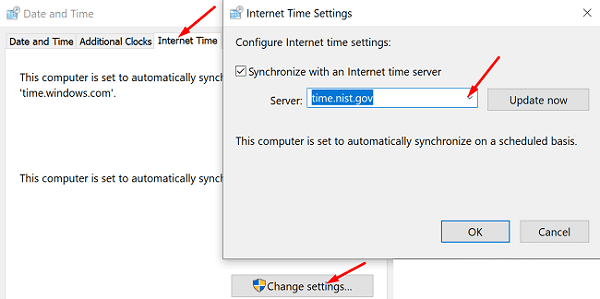 Correcció: Windows no es sincronitzarà amb el servidor de temps
