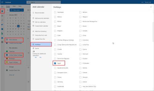 Kaip pridėti atostogas į „Outlook“ kalendorių sistemoje „Windows“ ir „Web App“.