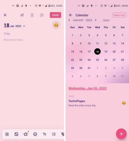 5 безплатни и фантастични приложения за дневник за Android