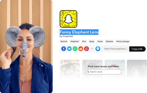 Més de 100 millors lents de Snapchat per a selfies genials el 2023