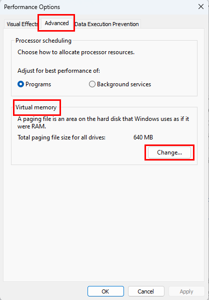 Kodi i gabimit të rregulluar: Nuk ka memorie në shfletuesit e internetit të Windows 11
