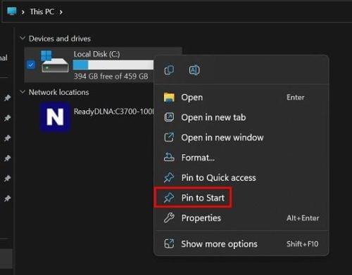 Windows 11: Si të gozhdoni një skedar ose dosje në menynë e fillimit
