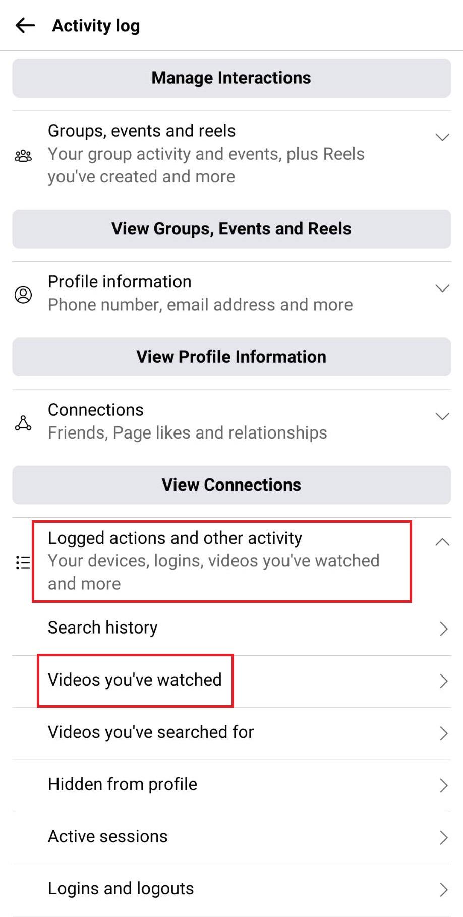 Πώς να βρείτε τα βίντεο που παρακολουθήσατε στο Facebook το 2023