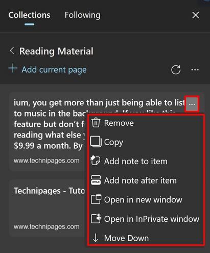 Zbirke Microsoft Edge: kaj je to in kako ga uporabljati