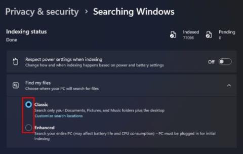 Mis on Windows 11 otsinguregister ja kuidas seda keelata?