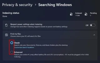 Que é o índice de busca de Windows 11 e como pode desactivalo