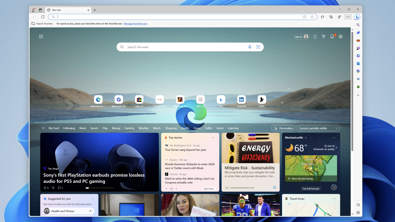 Como activar a pantalla dividida en Microsoft Edge