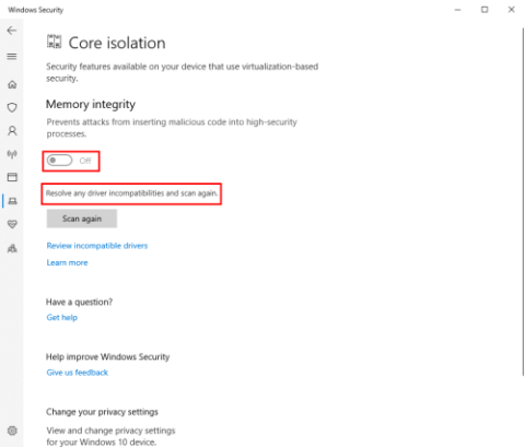Integriteti i kujtesës është joaktiv në Windows 11: 7 mënyrat më të mira për tu zgjidhur