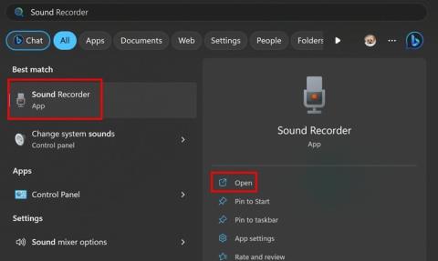 Windows 11: Как да получите достъп и да използвате безплатното приложение за запис на звук