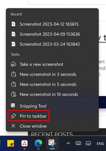 Snipping Tool í Windows 11: Hvernig á að taka upp ákveðin svæði