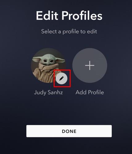 Kako promijeniti sliku profila na Disney+