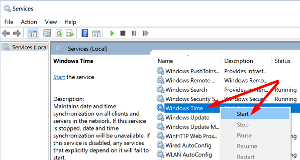 Correcció: Windows no es sincronitzarà amb el servidor de temps