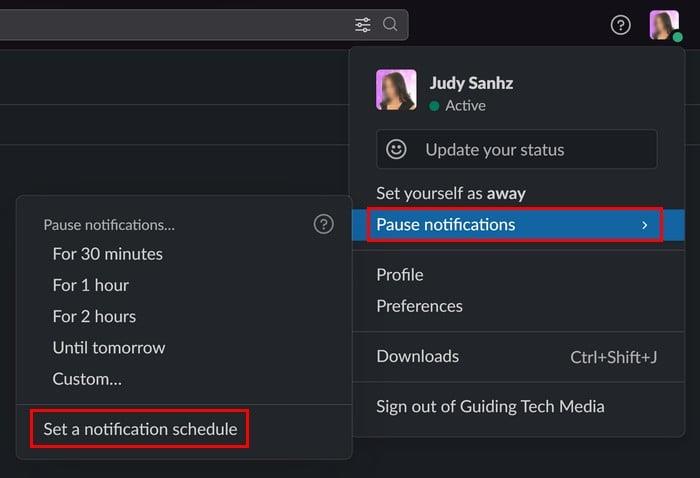 Como corrixir as notificacións de Slack que non funcionan