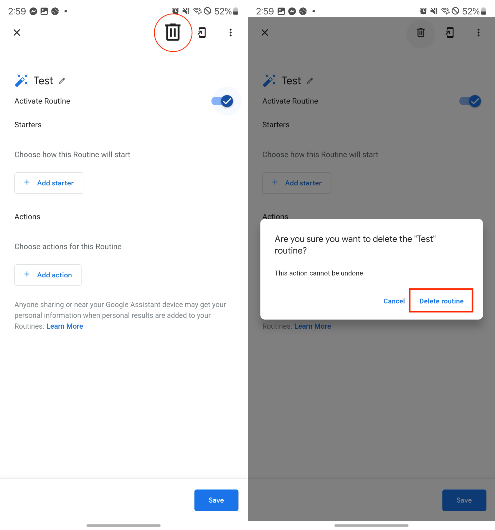 Com utilitzar les rutines de l'Assistent de Google a Android