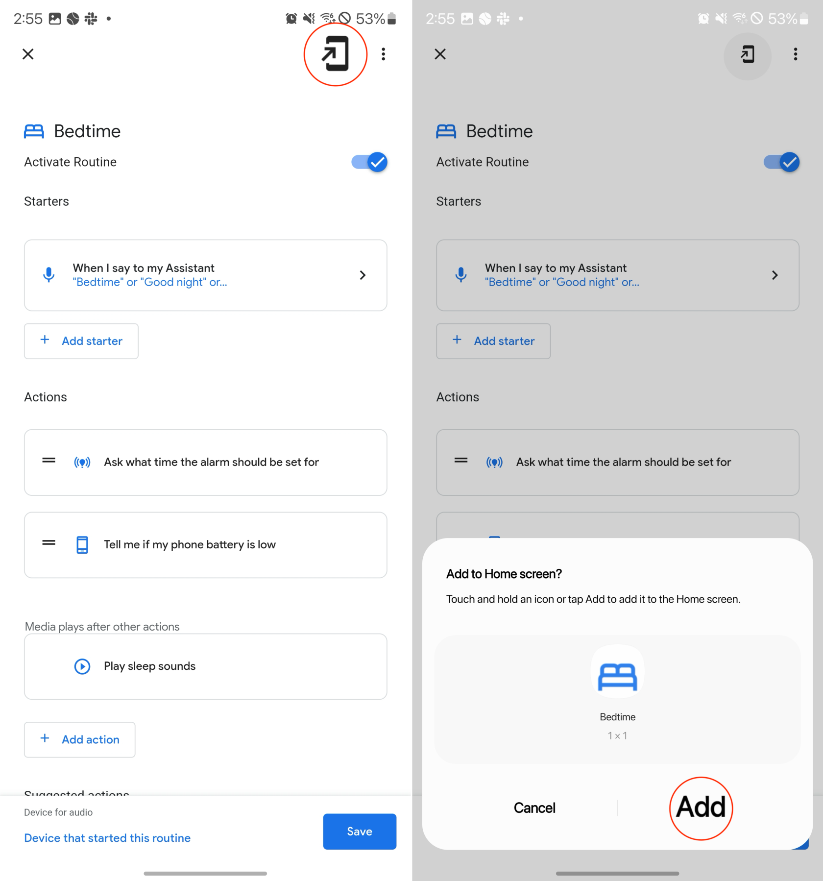 Hvernig á að nota rútínur Google Assistant á Android