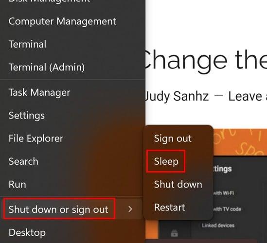 Como activar e desactivar o modo de suspensión en Windows 11