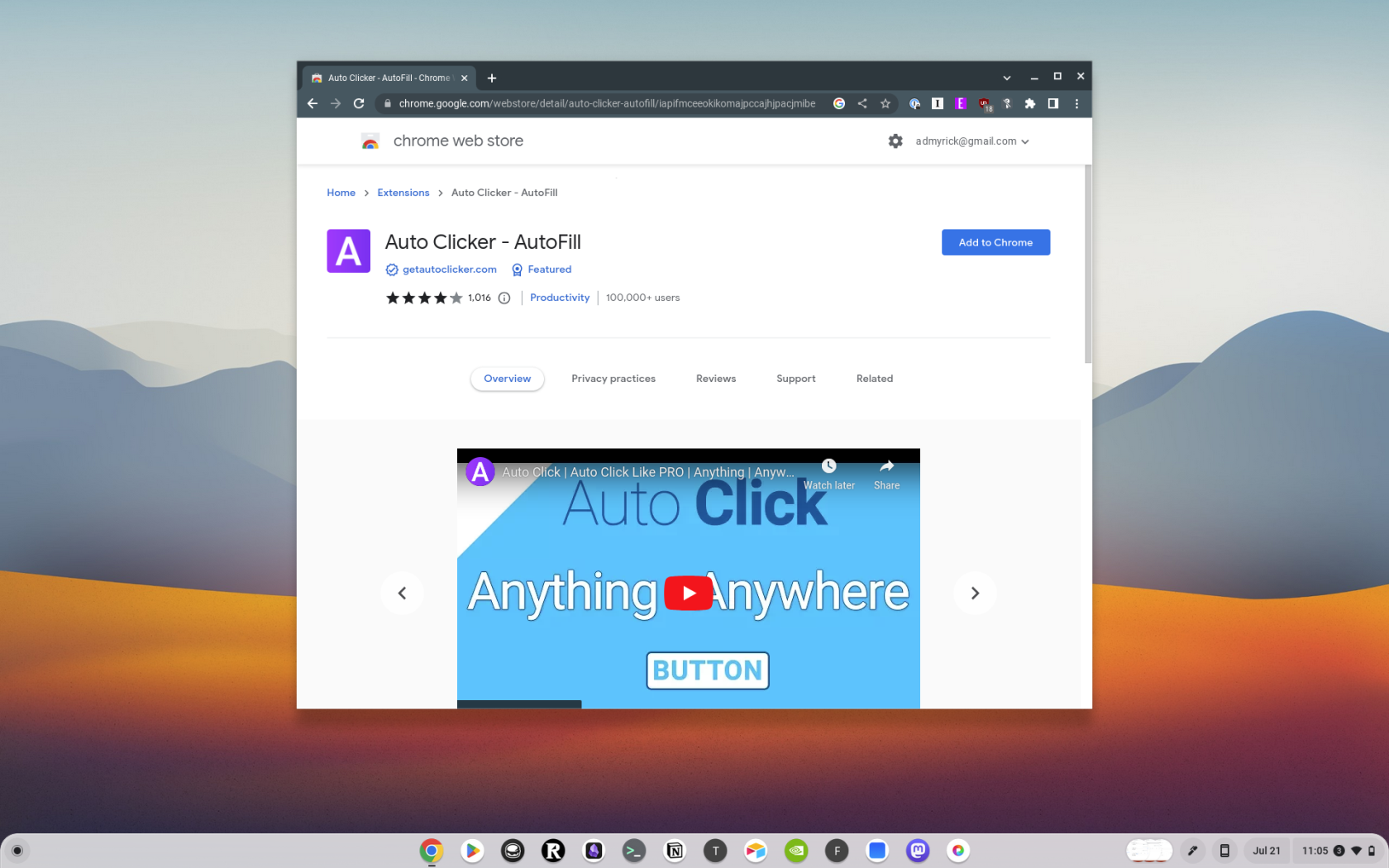 Kā lietot automātisko klikšķinātāju Chromebook datoram