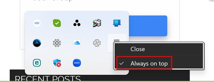 Como manter o xestor de tarefas sempre en alto en Windows 11