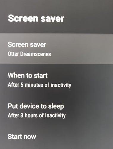 Com afegir un estalvi de pantalla al vostre Android TV