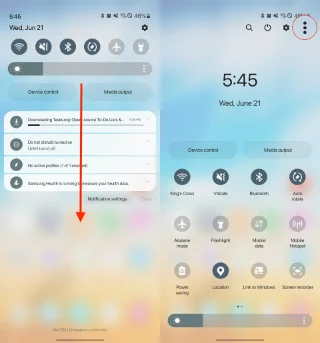 Si të personalizoni panelin e cilësimeve të shpejta në Galaxy S23