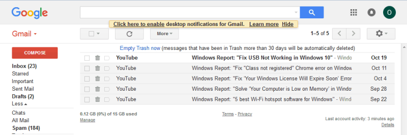 Як відновити видалені/заархівовані листи в Gmail