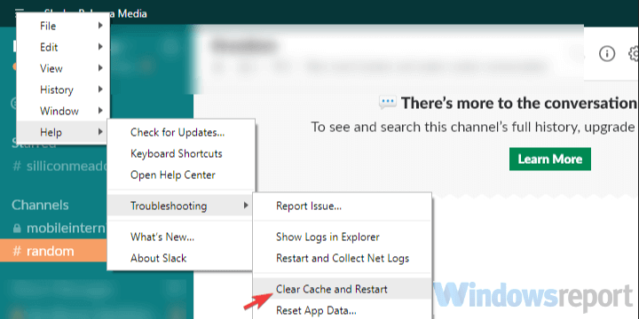 Как да поправите грешката на Slack не може да качи вашия файл