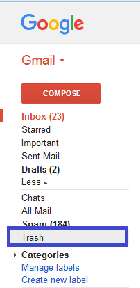Як відновити видалені/заархівовані листи в Gmail