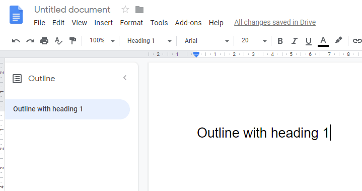 Si të shtoni konturet e dokumenteve në Google Docs