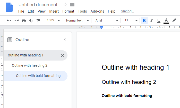 Si të shtoni konturet e dokumenteve në Google Docs