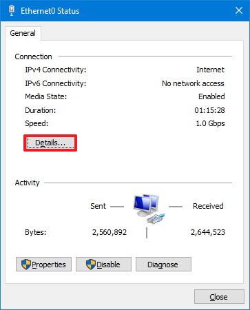Jak zjistit svou IP adresu v systému Windows 10