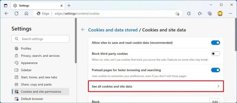 Sådan rydder du cookies for at løse webstedsproblemer på Microsoft Edge