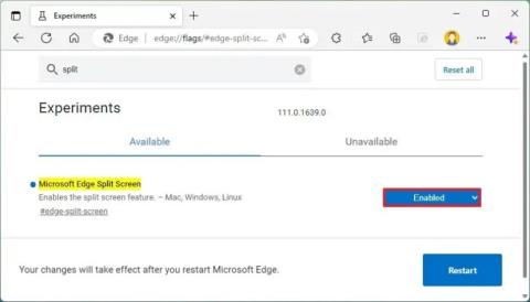 Ako povoliť rozdelenú obrazovku na Microsoft Edge