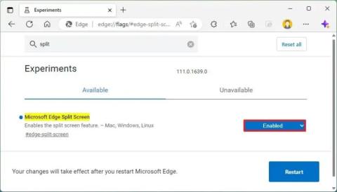 Kuinka ottaa jaettu näyttö käyttöön Microsoft Edgessä