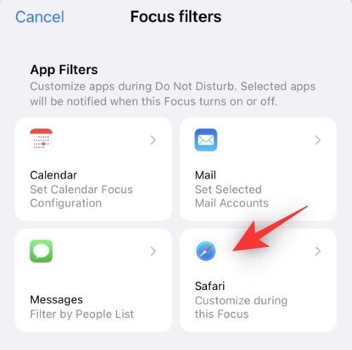 Jak používat Focus Filters na iPhone na iOS 16