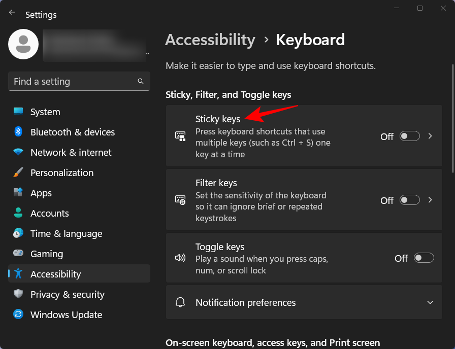 A Sticky Keys végleges letiltása a Windows 11 rendszeren [2023]