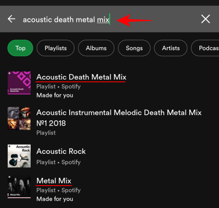 Hvordan finne nisjemikser i Spotify på PC eller telefon