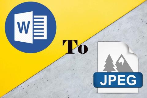Hur man sparar ett Word-dokument som en JPEG