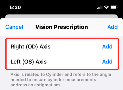 Як додати свій рецепт Vision у програму Health на iPhone на iOS 16