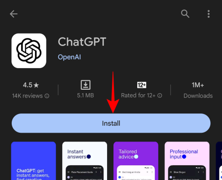 Як використовувати ChatGPT на Android