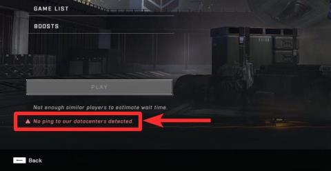 Halo Infinite Ingen ping til datasentrene våre oppdaget problem: Hvordan fikser