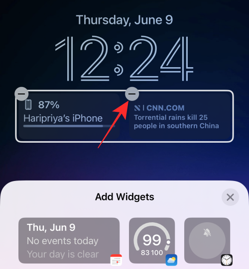 Sådan fjerner du widgets fra låseskærmen på iPhone på iOS 16
