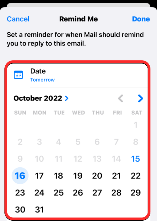 IOS 16: Co je Remind Me v Apple Mail a jak jej používat