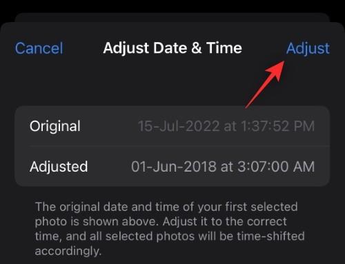 Ako upraviť metadáta pre viacero fotografií na iPhone v systéme iOS 16