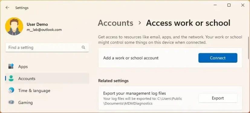 Як видалити робочий або навчальний обліковий запис електронної пошти в Windows 11