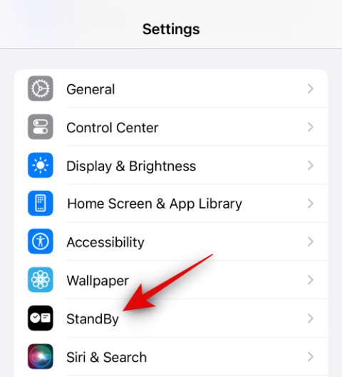 A készenléti mód engedélyezése az iPhone készüléken iOS 17 rendszeren